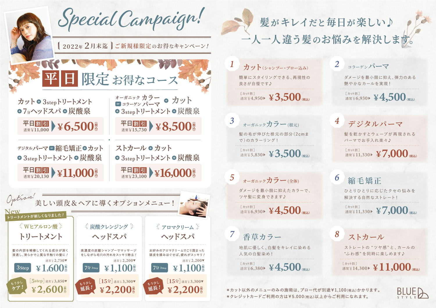 美容室 ブルースタイル 久が原のコンセプト